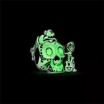 Бисерные самодельные бусины из сплава с большими отверстиями, свободные бусины, браслет One Size