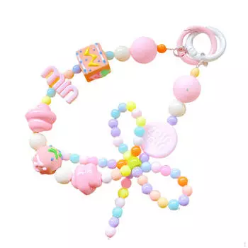 Бисерный брелок для ключей, автомобильный брелок, браслет на свадьбу, День святого Валентина синий