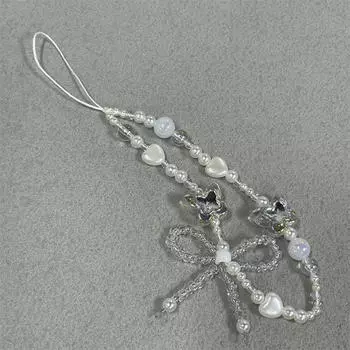 Бисерный брелок для ключей, сумка, подвеска, аксессуар, украшение, креативный браслет, брелок для автомобиля, наручный браслет для