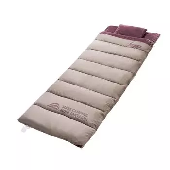 BISINNA Спальный мешок-конверт для отдыха на открытом воздухе с сумкой для хранения вещей All Bag, Зима/Лето, Кемпинг, Тип, Легкий, Компактный, Подушка, фиолетовый