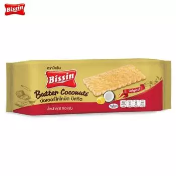 Бисквит Bissin Butter Coconut 180 г 1 шт /3 шт / 6 шт - Thai Snack