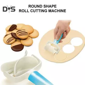 Бисквитный ролик, экологически чистый, экономичный, пластиковый, круговой резак для теста A