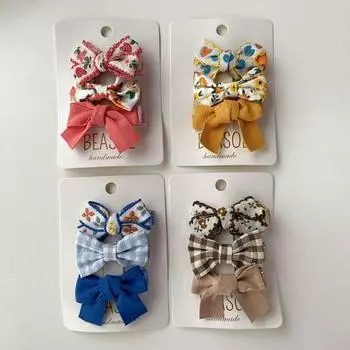 Bisol Girls Ribbon Pincer 12 Type Rose Set, a popular character in Korea