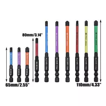 Бит отвертки PZ FPH1 FPH2 FPH3 FPZ1 FPZ2 FPZ3 для электрика