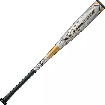 Бита для бейсбола и софтбола ZETT Youth BLACKCANNON-GTII FRP 80 см 570 г серебристая (1300) BCT71480