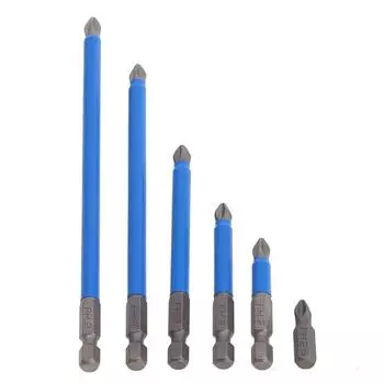 Бита для отвертки PH2, шестигранный хвостовик 1/4 дюйма, легированная сталь