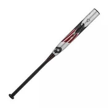 Бита для софтбола DeMARINI PHENIX Top Balance, средняя, серебристая x черная WTDXJSUPF H&H (Кожа/Резина Нет. 3) 86см/750г 8675-21