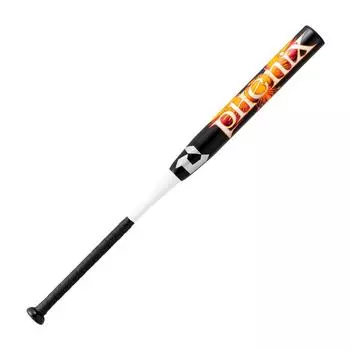 Бита для софтбола DeMARINI PHENIX Top Balance, средняя, черная x белая WBD24220108471 H&H (Резина Нет. 3) 84см/710г