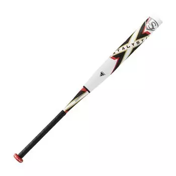 Бита для софтбола LOUISVILLE SLUGGER Catalyst III TI Top Balance, средняя, белая x красная, WBL29270108465 (Резина Нет. 3) 84см/650г