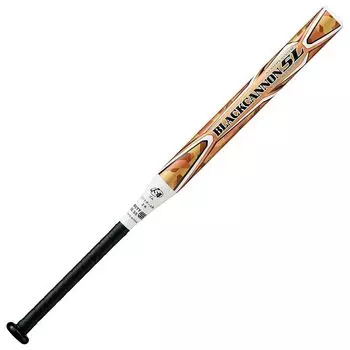 Бита для софтбола ZETT Black Cannon 5L FRP 80см 580г средняя золотая BCT52210 (углерод) (8200)