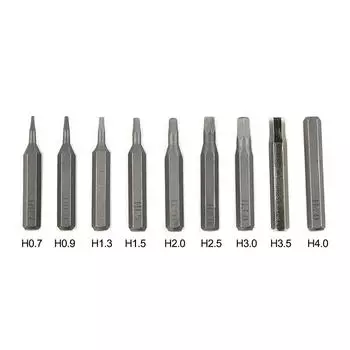 Бита-отвертка H3 H4 4 мм шестигранный хвостовик высокопрочная сталь H1.5