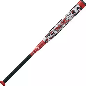 Бита ZETT Softball 3, металлическая, 84 см, 660 г, средняя, красная, BAT53504 Нет. КРАСНЫЙ-X (Супер Дюралюминий) (6400)