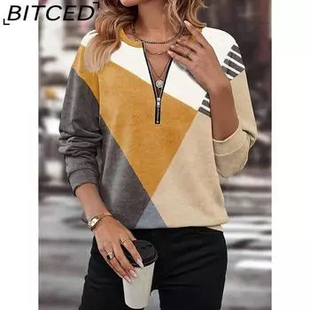 BITCED Женская мода повседневные толстовки с капюшоном и свитшоты с длинным рукавом S