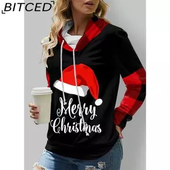 BITCED Женская мода повседневные толстовки с капюшоном и свитшоты с длинным рукавом S