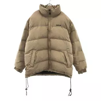 bitch Logo embroidery Down jacket L beige Men s Used