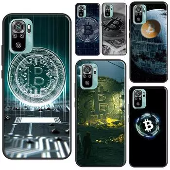 Bitcoin For Redmi Note 10 Pro Case For Redmi Note 11 Pro Note 8 9 Pro 9S 10S 11S 9C 9A 9T Cover Redmi 7