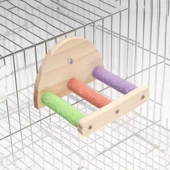 Bite Resistant Parrots Feeding Cup Perch Bird Feeding Bowl For Parakeet Lovebird Parrot Style D