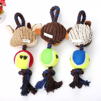 Bite Resistant Pet Dog Tennis Ball Toys for Small Medium Dogs Cleaning Teeth Puppy Chew Toy mascotas Accessories zabawka dla psa