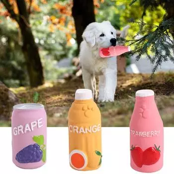 Bite Resistant Pet Latex Toys Soft Pet Chew Toy Latex Sound Dog Toy Cleaning Tooth розовый