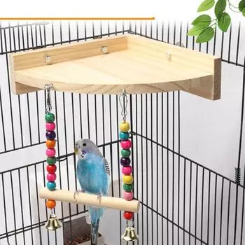Bite resistant Wear resistant Parrot Climbing Rack Bird Swing Toy Parrot Perch Stand Bird Chew Toy B