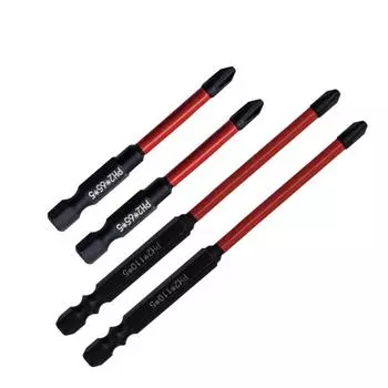 Биты для отверток Биты для отверток износостойкие 2шт крестовые 110mm