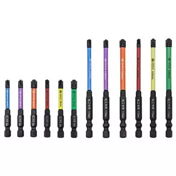 Биты для отверток FPZ2 Зеленый Красный Специальный крест 110 мм 65mm FPH