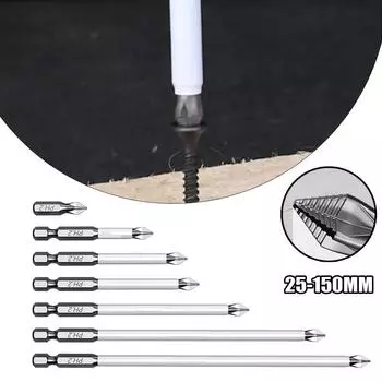 Биты для отверток из легированной стали с защитой от ударов и магнетизмом 50mm