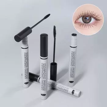 Biya Lightweight Slimming Feather Mascara Waterproof Sweatproof Smudgeproof Thickening & Lengthening Base Mascara