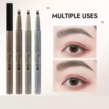 Biya Multi-purpose Eyebrow Pencil Define Lower Eyelashes Long-lasting Ultra-fine Eyeliner Water Eyebrow Pencil