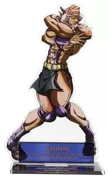 Акриловая подставка Bizarre Adventure Esidisi Anime 10th Anniversary Exhibition Limited Official Goods JoJo s