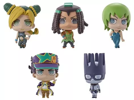 Bizarre Adventure Capsule Figure Collection 06 Types Set Gacha Gacha Capsule Toy JoJo s [5 (Полный Полный)]
