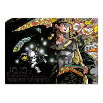Bizarre Adventure Часть 3 Stardust B2 Плакат Оригинальная художественная выставка Хирохико Араки JOJO Ripples of Adventure JoJo s Crusaders