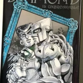 Bizarre Adventure Часть 4 Diamond is B2 Плакат B Выставка в городе S City Morio Town JoJo s Unbreakable ~JoJo 2017~