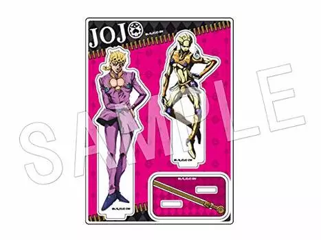 Bizarre Adventure Golden Wind Acrylic Figure Stand Giorno JoJo s золотистый