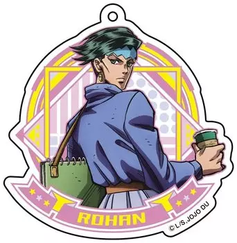 Bizarre Adventure Rohan Kishibe Брелок Часть 4 Diamond is Unbreakable Оригинальная иллюстрация Официальные товары JoJo s [Версия 2020]