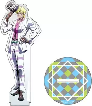 Bizarre Adventure Цеппели БОЛЬШАЯ акриловая подставка Bizarre Adventure Часть 2 Боевой тренд Официальные товары JoJo s JoJo s
