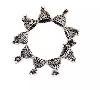 Бижутерия-браслет из оксидированного серебра для женщин и девочек M