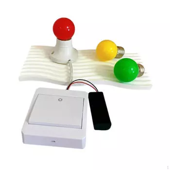 Бизиборд DIY аксессуары просветление выключатель свет обучающая деятельность сенсорная деятельность для Tricolor