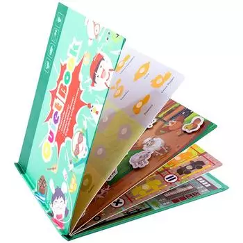 Бизиборд для развития мелкой моторики, развивающая деятельность, переплет, занятая книга для детей от 2 лет и старше, рождественский подарок Quiet Book 4 pages