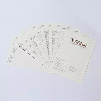 Бизнес-блокнот формата A5 с фирменными листами и сменной обложкой B5 A5