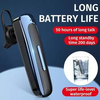 Бизнес Bluetooth-наушники Стерео Clear Call Беспроводная гарнитура с микрофоном Наушники громкой связи для вождения