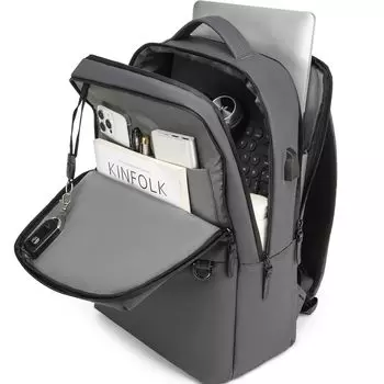 Бизнес Большой Водонепроницаемый PC 16 USB Зарядка Вода Для Бизнеса Стильный [SUNOGE] Рюкзак, Рюкзак, Рюкзак, Вещмешок, Мужской, Вместимость, Водонепроницаемый,