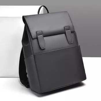 Бизнес Компьютерный Рюкзак Мужской Высокотекстурный Рюкзак Для Ноутбука Пригородный Отдых Путешествия Колледж Студент Школьная Сумка серый