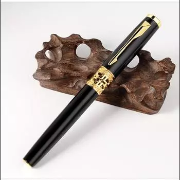 Бизнес-офис, высококачественная металлическая ручка для подписи 0,5 мм, шариковая ручка для ежедневного обучения письму