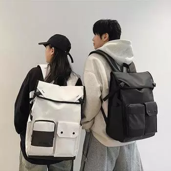 Бизнес-рюкзак, школьный рюкзак для учеников младших классов, рюкзак для занятий спортом на открытом воздухе, многофункциональный рюкзак большой вместимости для компьютера 17 белый