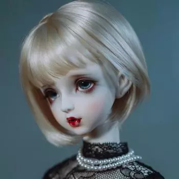 BJD 1/6 парик для куклы для девочек, челка для куклы, длинные волосы, аксессуары для куклы, волнистый парик для волос