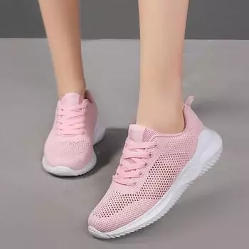 BKQU Модные женские повседневные кроссовки для ходьбы Женские сетчатые дышащие кроссовки Tenis Feminino Легкие 35