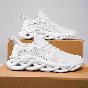 BKQU Мужские повседневные кроссовки для бега на открытом воздухе Удобные дышащие модные трендовые теннисные туфли 39