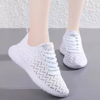 BKQU женские кроссовки сетчатые дышащие легкие женские кроссовки женские спортивные туфли 35