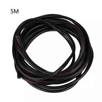 Black 16ft U Shape Rubber Seal Car Door Edge Guard Molding Trim Protectors Strip